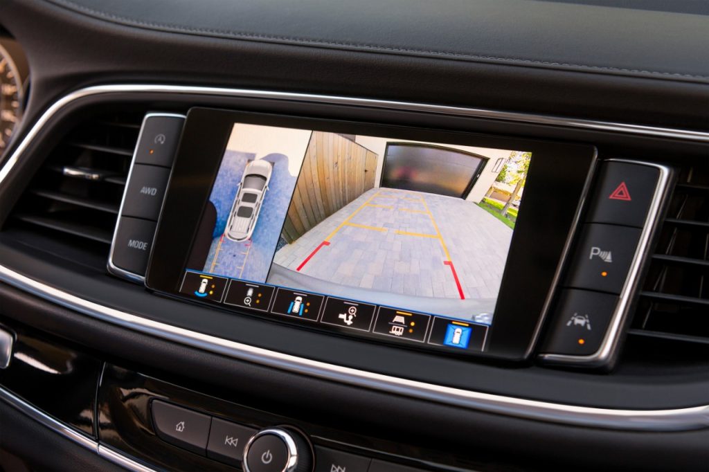 The 2022 Buick Enclave offers a premium cabin experience through design details like soft-touch surfaces; intuitive infotainment technologies, like wireless Apple CarPlay and Android Auto; comfort and convenience features, like power liftgate,as well as Buick’s signature QuietTuning. The Enclave Avenir interior also comes with unique trim appliques, seat sew pattern with piping and chrome cargo sill plate.