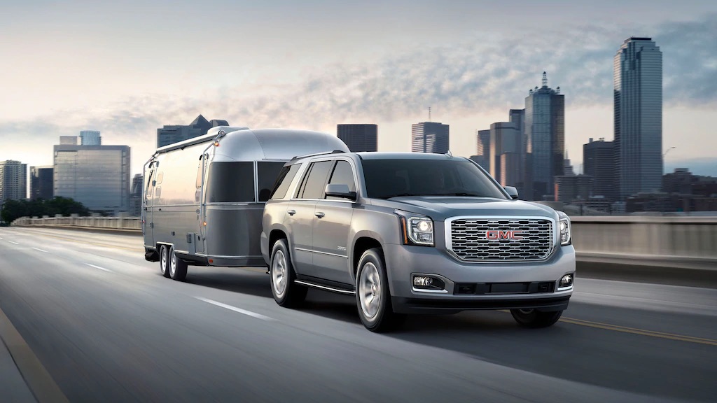 GMC SUV Towing an RV