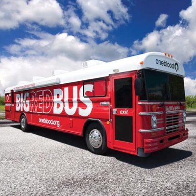 Blood donation bus