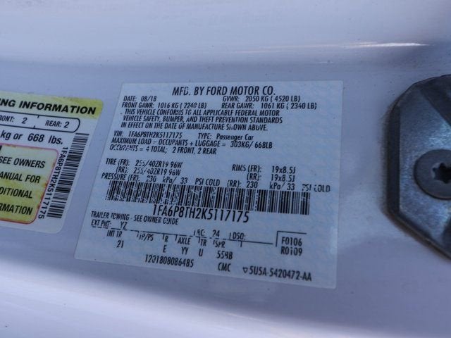 2019 Ford Mustang EcoBoost