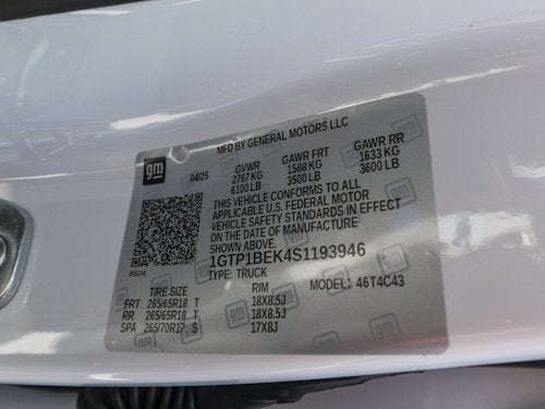 2025 GMC Canyon Elevation