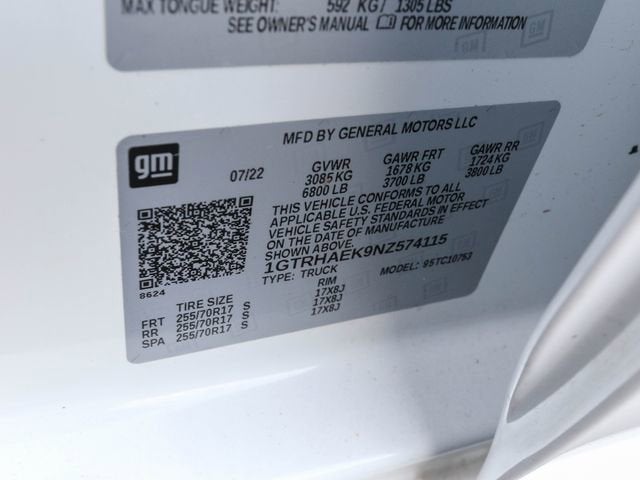 2022 GMC Sierra 1500 Pro