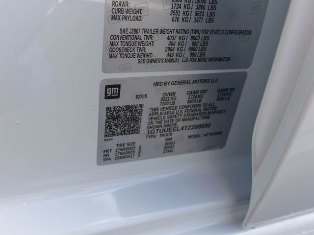 2026 GMC Sierra 1500 AT4