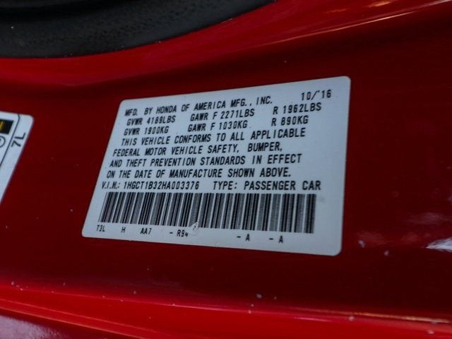 2017 Honda Accord Coupe LX-S