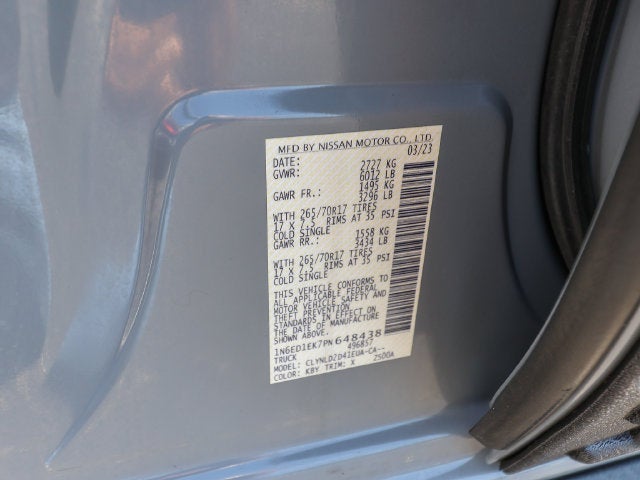 2023 Nissan Frontier PRO-4X