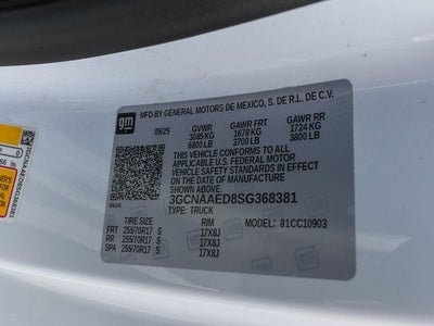 2025 Chevrolet Silverado 1500 WT
