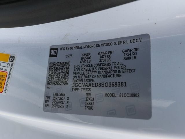 2025 Chevrolet Silverado 1500 WT