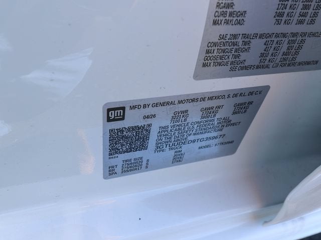 2026 GMC Sierra 1500 SLT