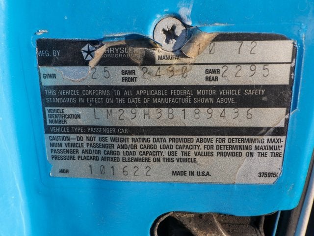 1973 Dodge DART Base