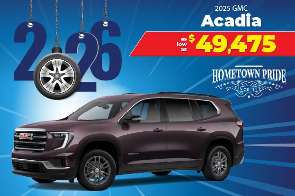 2025 GMC Acadia - as low as $49,475