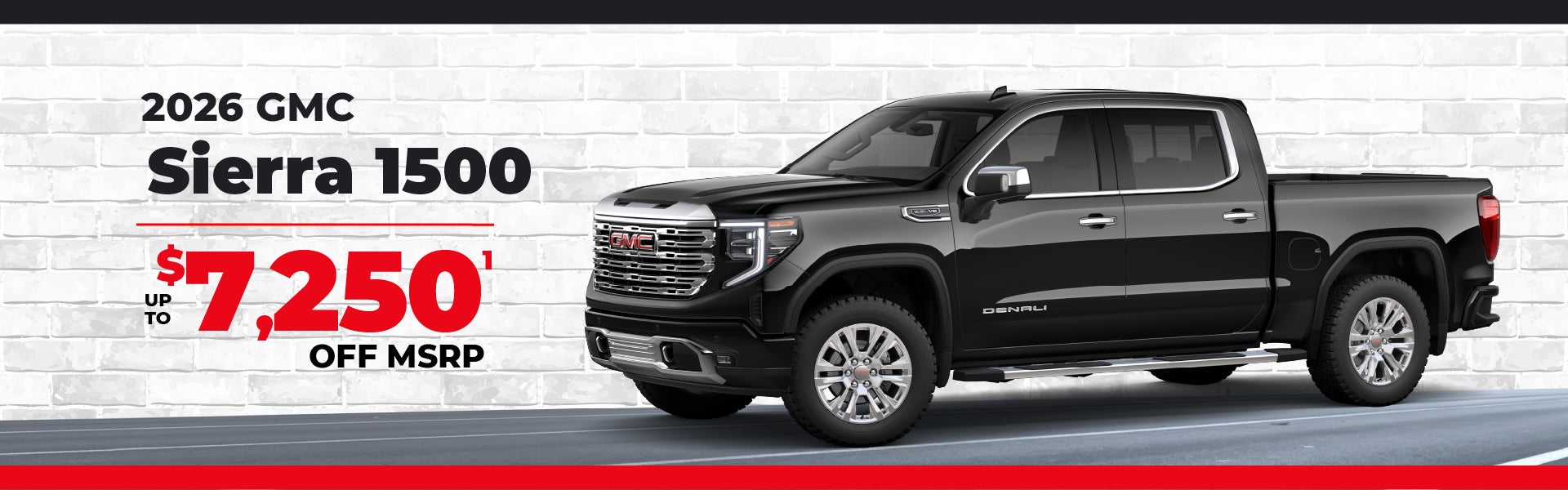 2026 GMC Sierra 1500 - up to $7250 off MSRP
