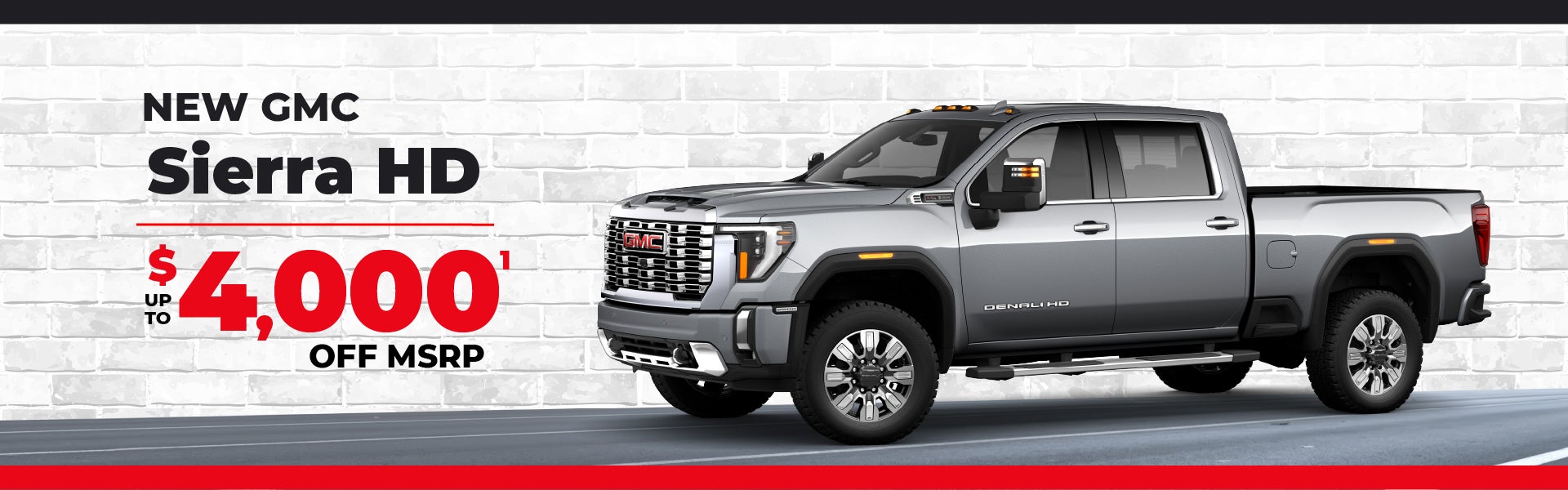 NEW GMC Sierra HD - up to $4000 off MSRP