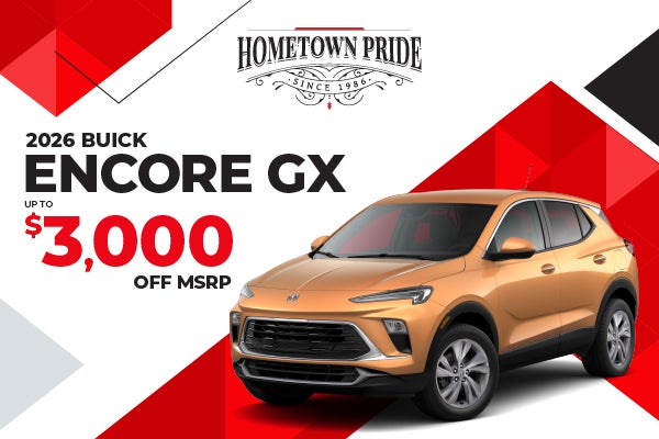 2026 Buick Encore GX - up to $3000 off MSRP