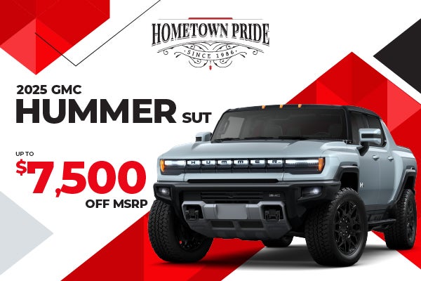 2025 GMC Hummer EV SUT - save up to $7500 off MSRP