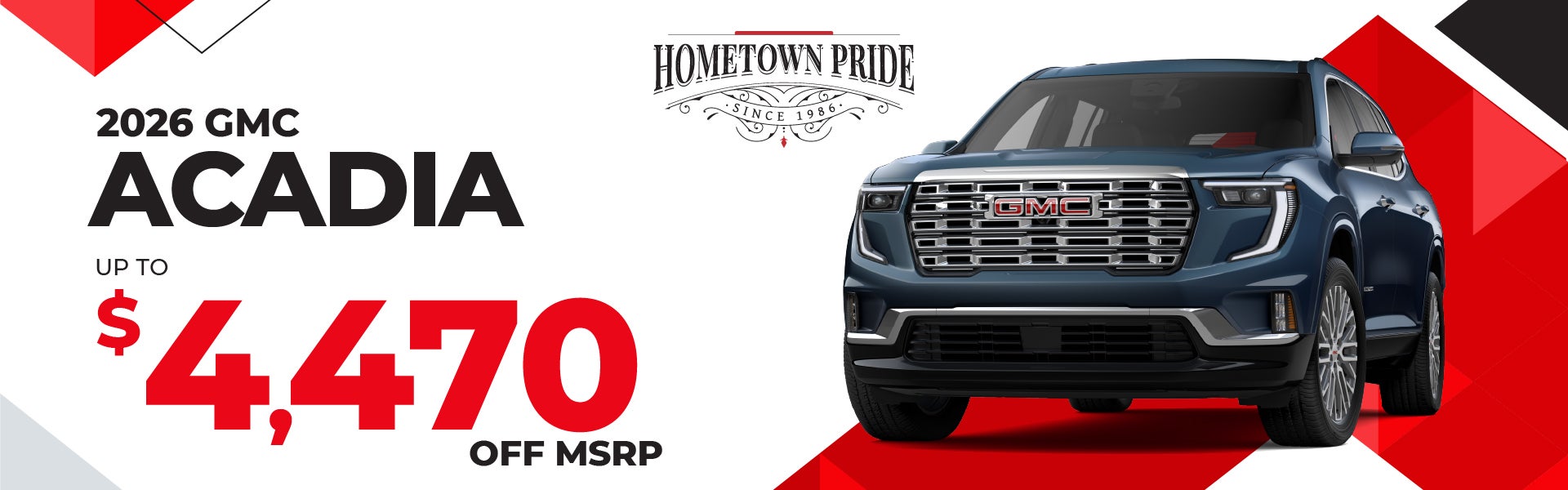 2026 GMC Canyon - up to $4470 off MSRP