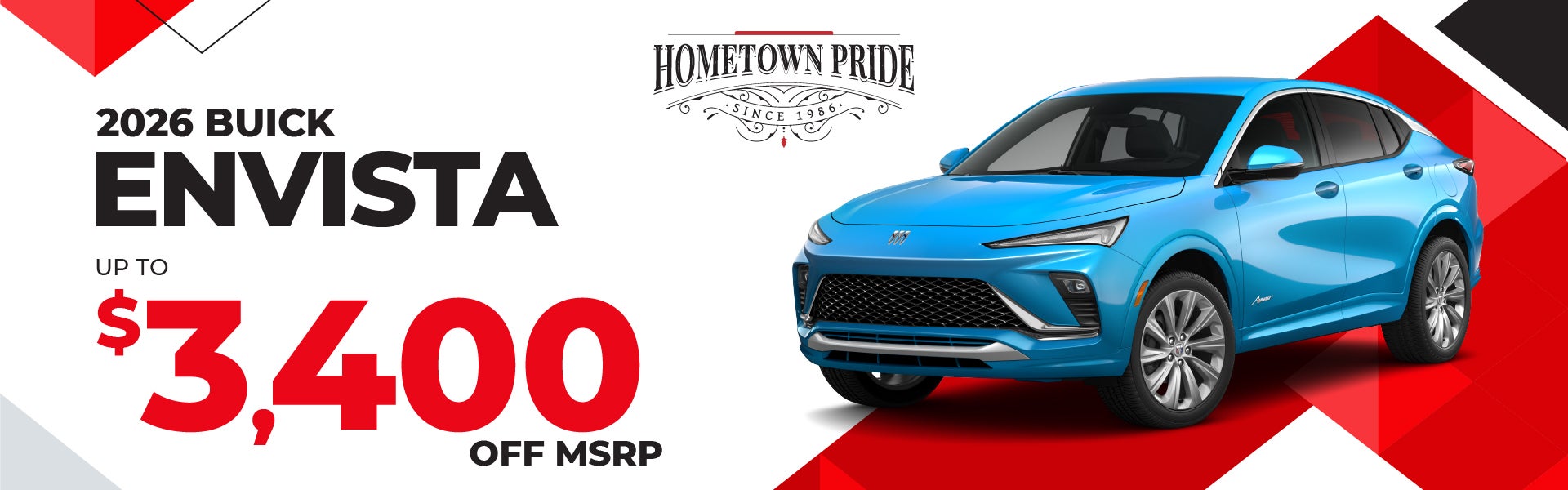 2026 Buick Envista - up to $3400 off MSRP