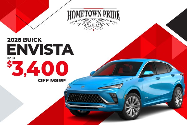 2026 Buick Envista - up to $3400 off MSRP