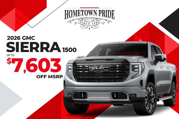 2026 GMC Sierra 1500 - up to $7603 off MSRP