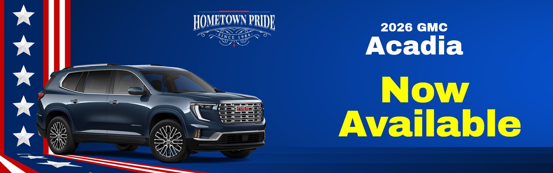 2026 GMC Acadia - now available