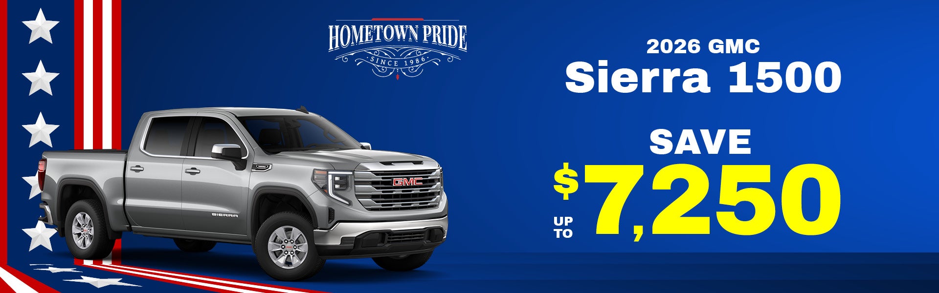 2026 GMC Sierra 1500 - up to $7250 off MSRP