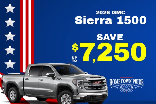 2026 GMC Sierra 1500 - up to $7250 off MSRP