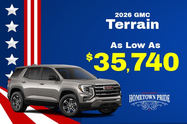 2026 GMC Terrain - as low as $35,740