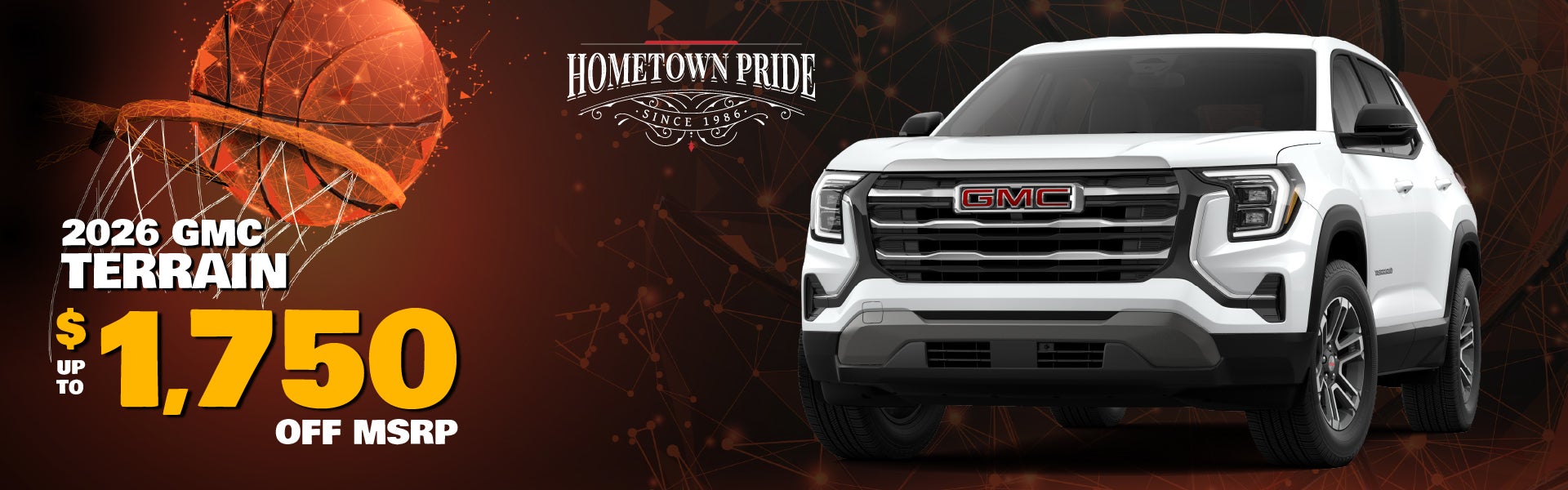 2026 GMC Terrain - up to $1750 off MSRP