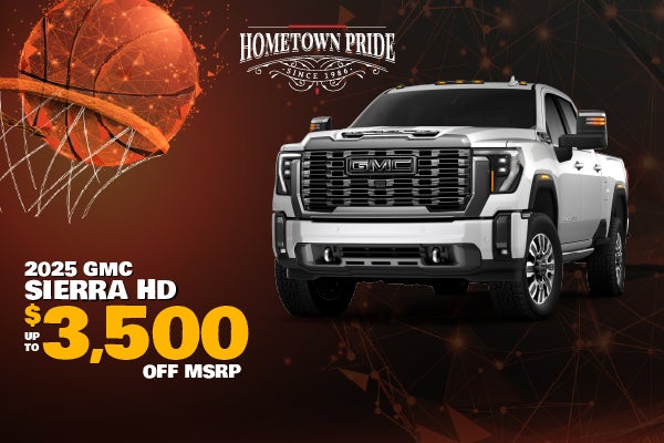 2025 GMC Sierra HD - up to $3500 off MSRP