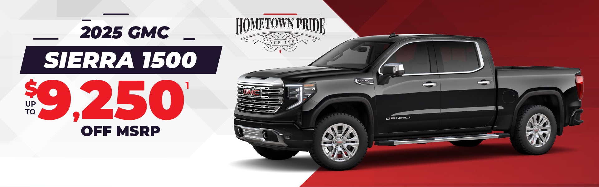 2025 GMC Sierra 1500 - up to $9250 off MSRP