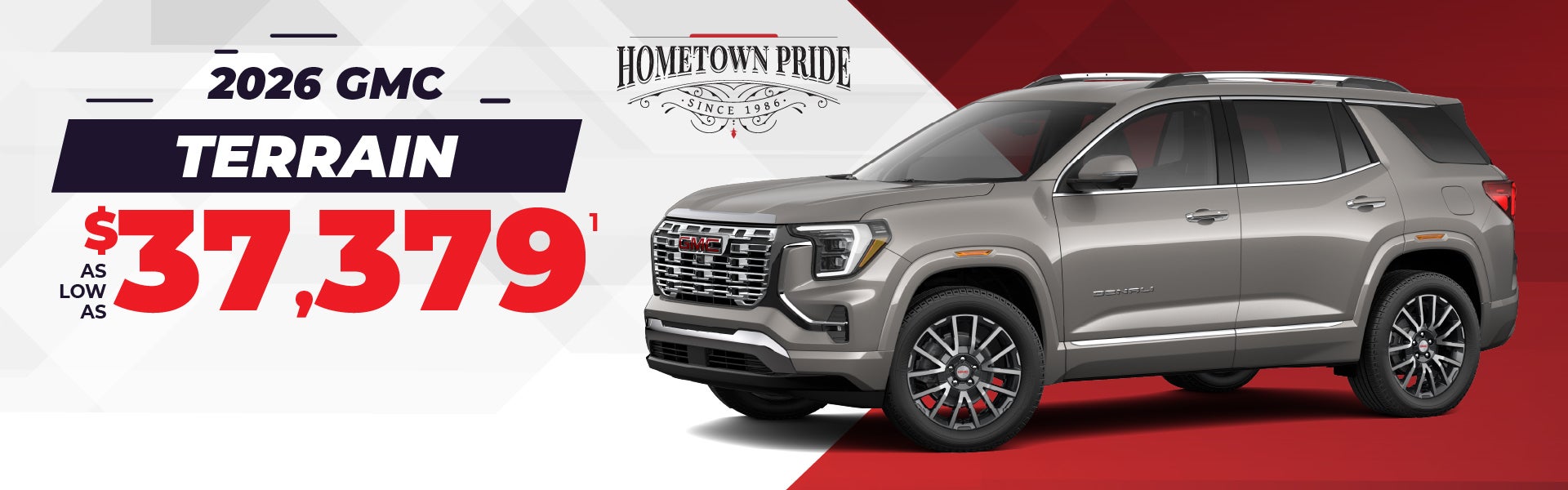 2026 GMC Terrain - as low as $37,379