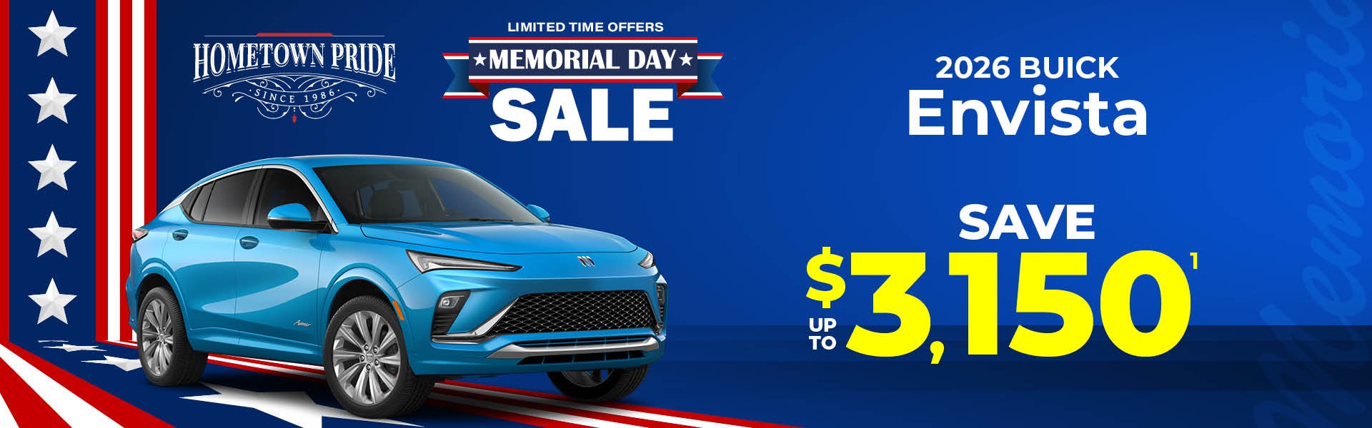 2026 Buick Envista - up to $3150 off MSRP