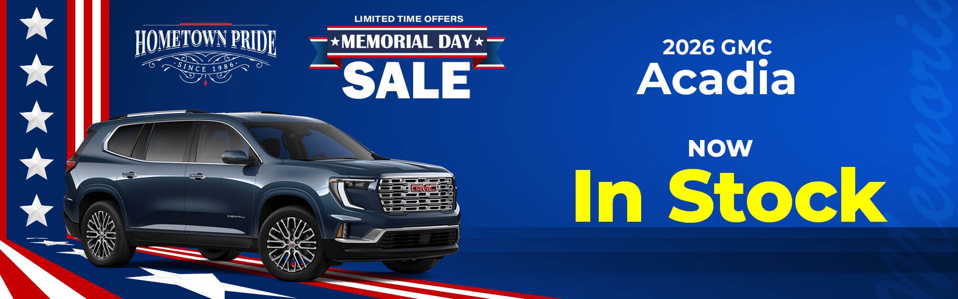 2026 GMC Acadia - now available