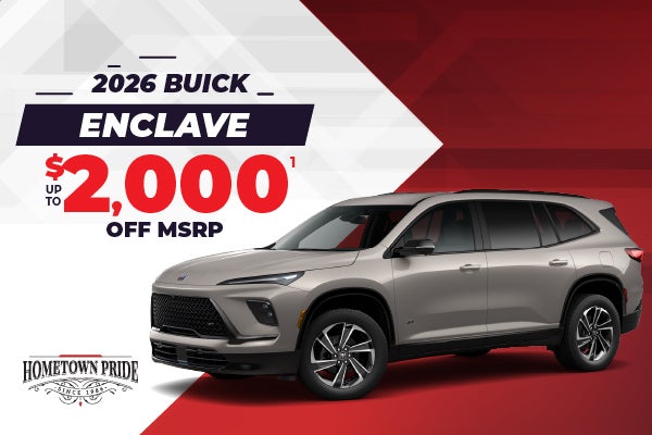 2026 Buick Enclave - save up to $2000