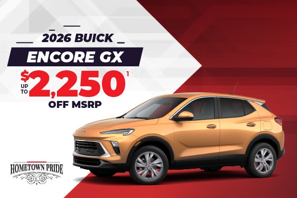 2026 Buick Encore GX - up to $2250 off MSRP