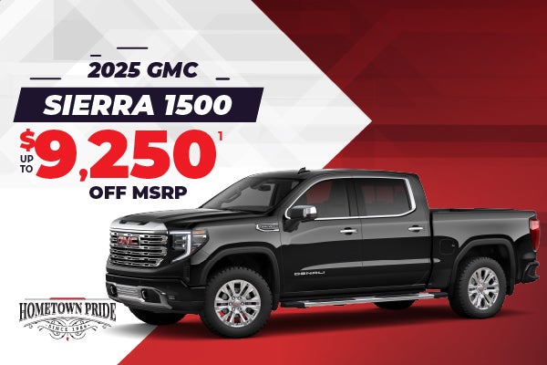 2025 GMC Sierra 1500 - up to $9250 off MSRP