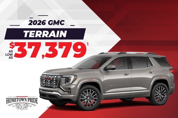 2026 GMC Terrain - as low as $37,379