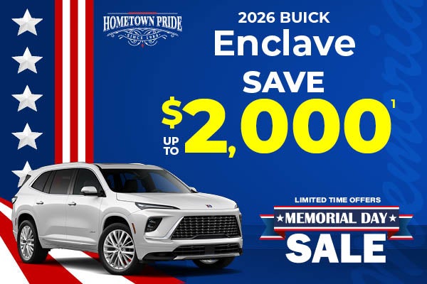 2026 Buick Enclave - save up to $2000