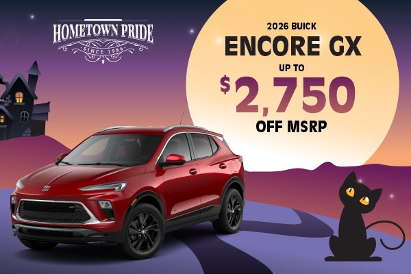 2026 Buick Encore GX - up to $2750 off MSRP