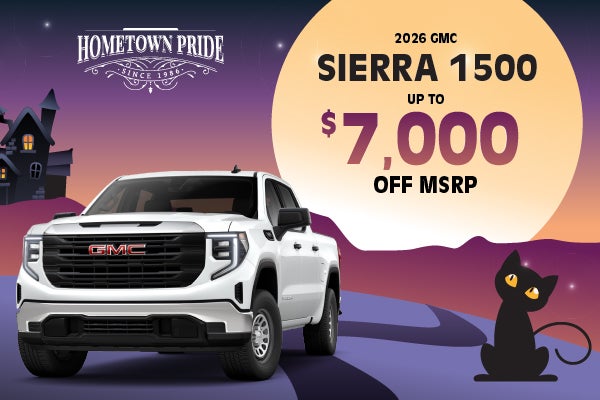 2026 GMC Sierra 1500 - up to $7000 off MSRP
