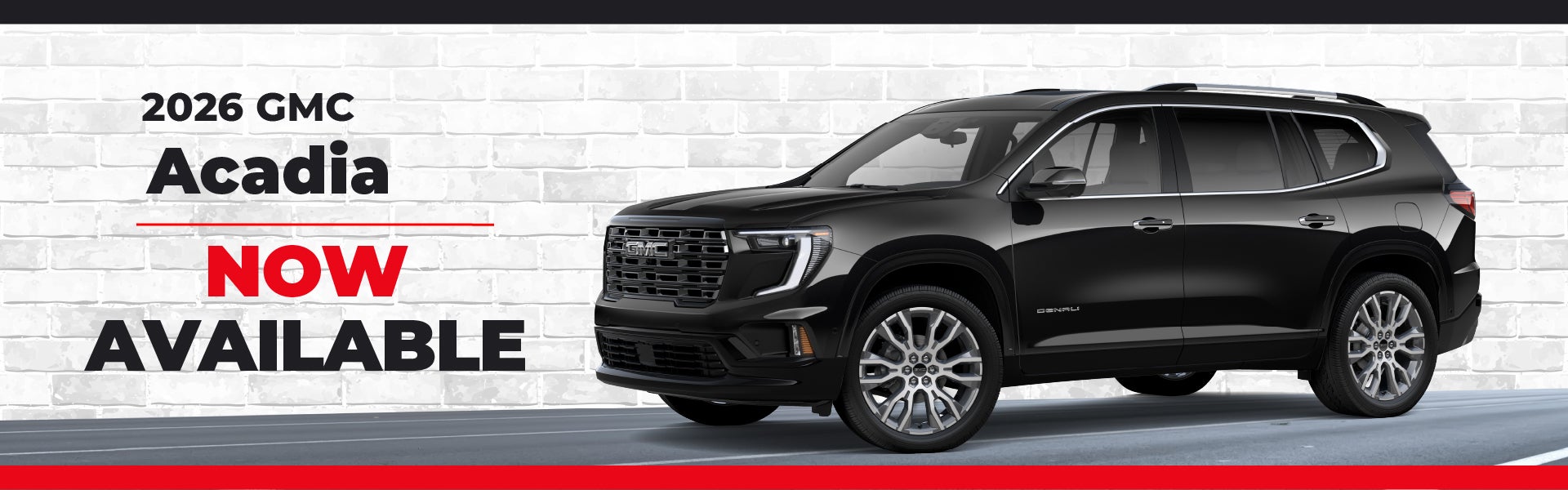 2026 GMC Acadia - now available