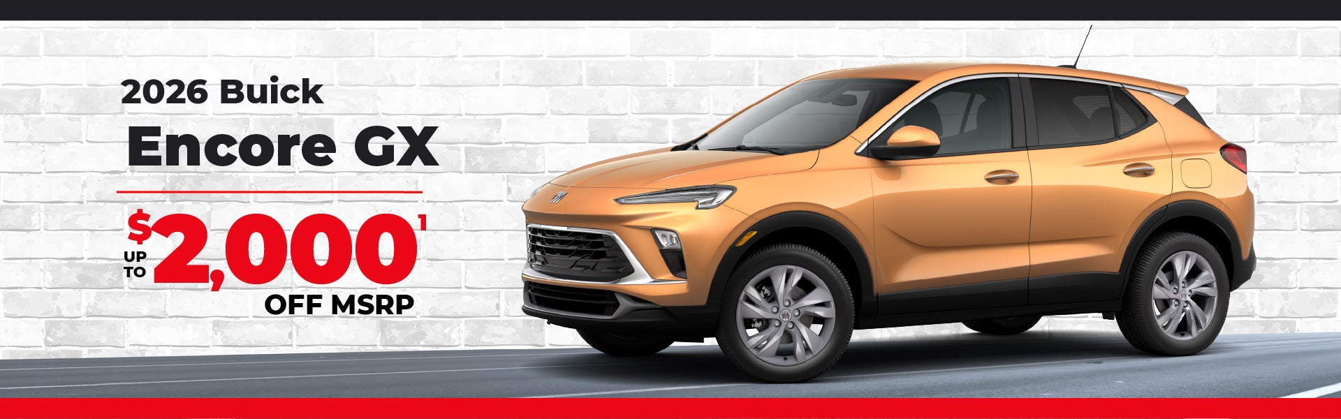 2026 Buick Encore GX - up to $2000 off MSRP
