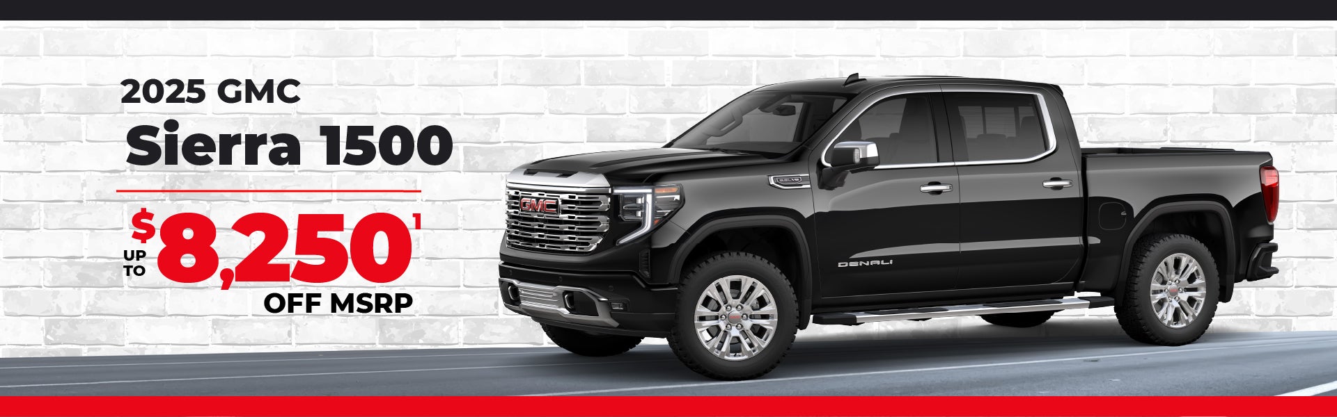 2025 GMC Sierra 1500 - up to $8250 off MSRP