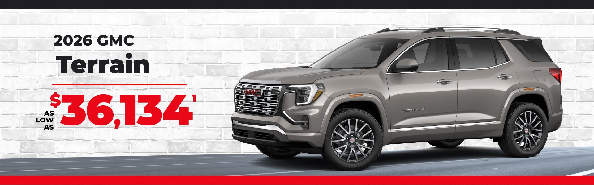 2026 GMC Terrain - as low as $36,134