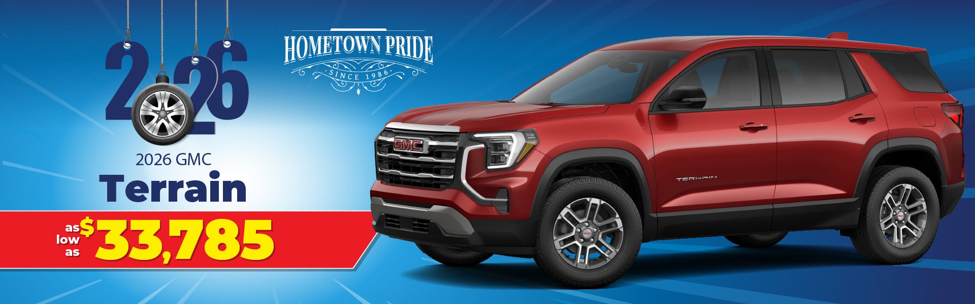 2026 GMC Terrain - as low as $33,785