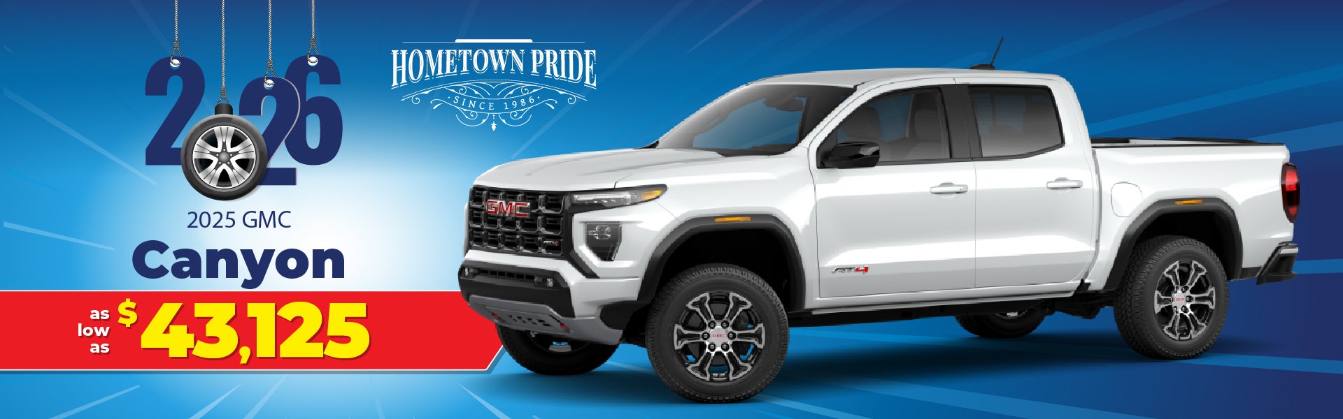 2025 GMC Canyon - as low as $43,125