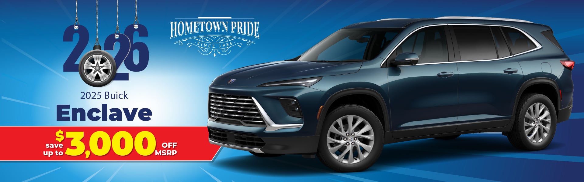 2025 Buick Enclave - up to $3000 off MSRP