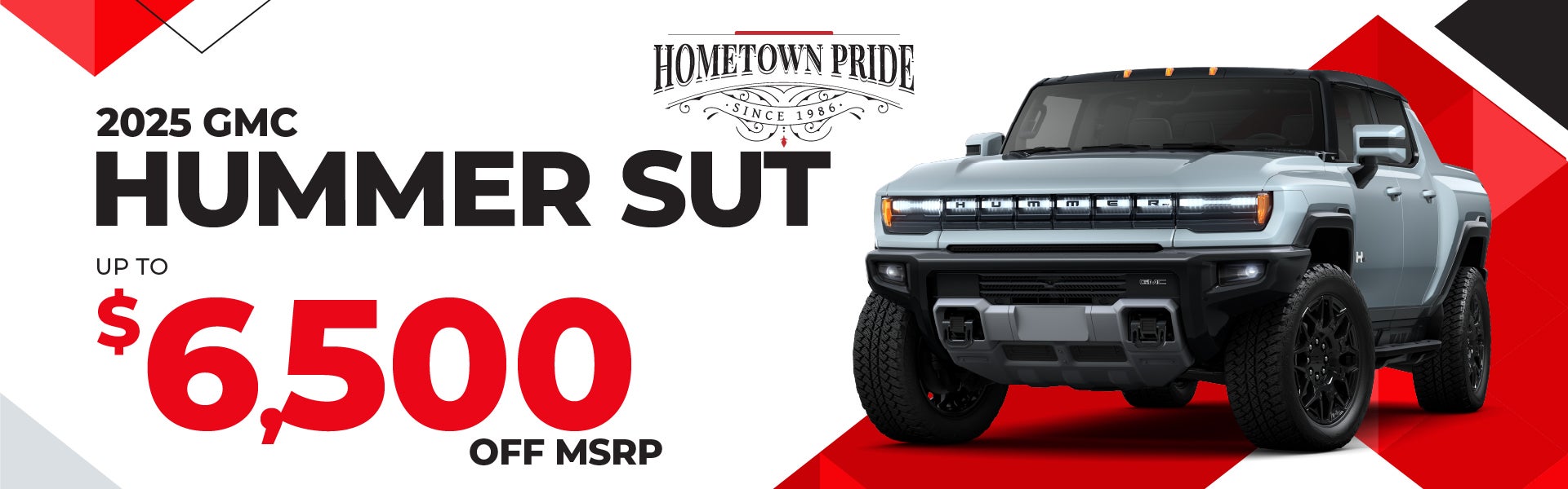 2025 GMC Hummer EV SUT - save up to $6500 off MSRP