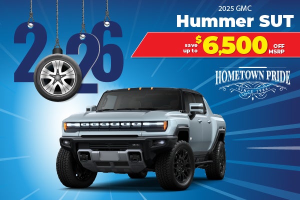 2025 GMC Hummer EV SUT - save up to $6500 off MSRP