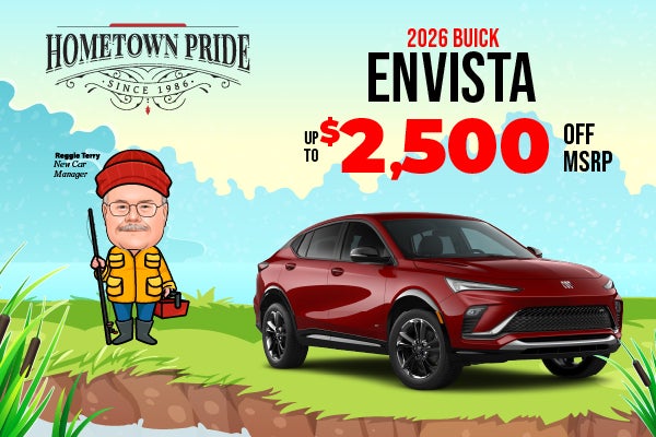 2026 Buick Envista - up to $2500 off MSRP