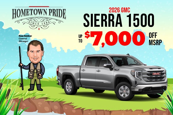 2026 GMC Sierra 1500 - up to $7000 off MSRP